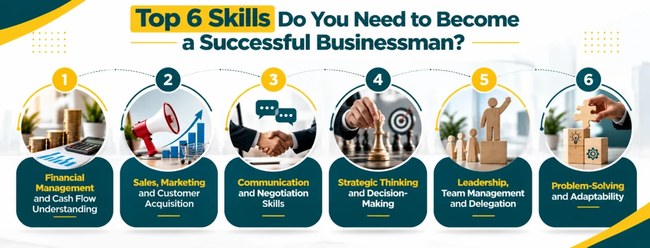 Top 6 Skills Do You Need to Become a Successful Businessman